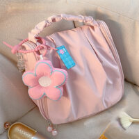 Large capacity cloud portable makeup bag