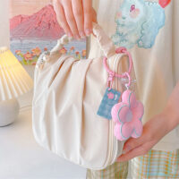 Large capacity cloud portable makeup bag