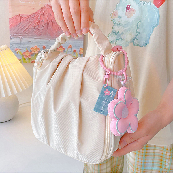 Large capacity cloud portable makeup bag