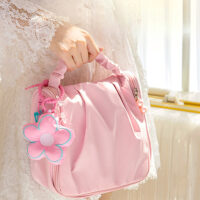 Large capacity cloud portable makeup bag