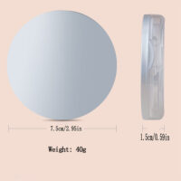 Compact and portable ultra-thin powder packing box