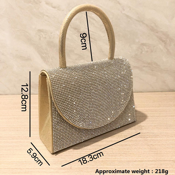 Diamond banquet clutch dress evening bag