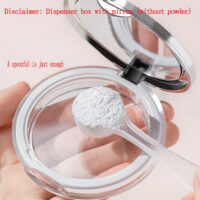 Compact and portable ultra-thin powder packing box