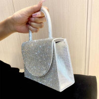 Diamond banquet clutch dress evening bag