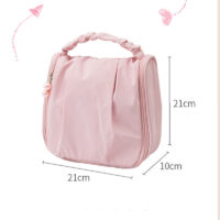Large capacity cloud portable makeup bag