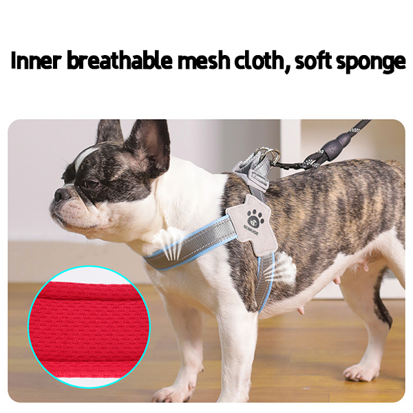 Pet Y-shaped nylon webbed chest strap