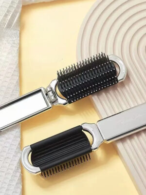 Portable folding mini comb