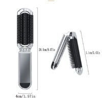 Portable folding mini comb