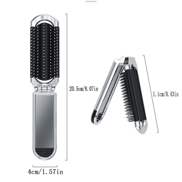 Portable folding mini comb